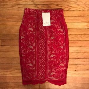 Crop top and pencil skirt pair